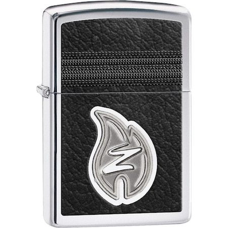 Zippo 2015 Zippo Choice Zippo Flame On Black, High Polish Chrome ZIP-28800
